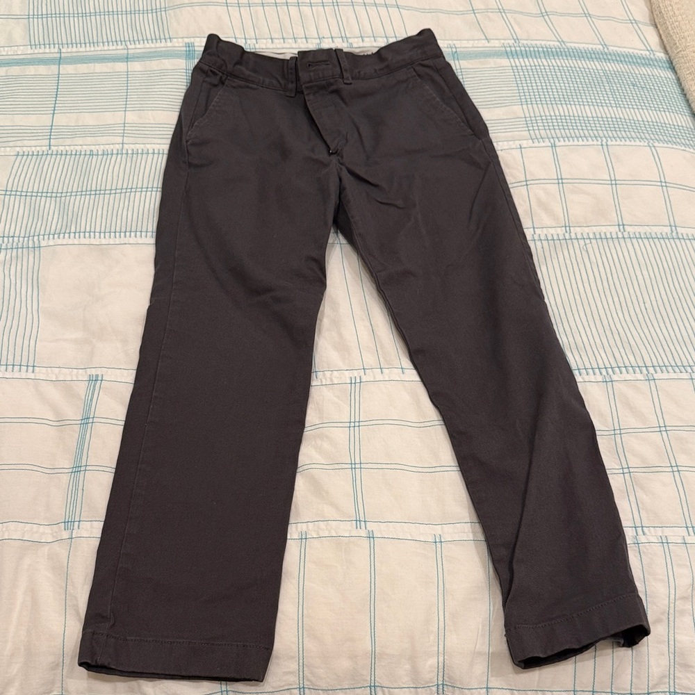 J Crew Boys Classic Dark Grey Pants